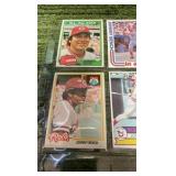 Johnny bench Lot of 6 cards, Cincinnati Reds