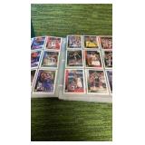Mixed sport binder lot over 200 cards basketball, football, baseball