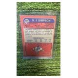 1973 Topps, O.J. Simpson, Buffalo Bills