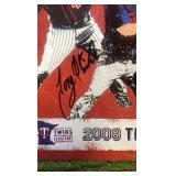 Minnesota Twins Team calendar autographed by Tony Oliva HOF