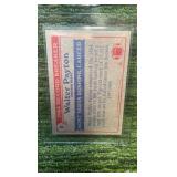 1985 Topps record breaker Walter Payton, Chicago Bears