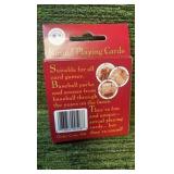 MLB round playing cards