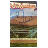 Minnesota Twins Pat Neshek autograph 2010 Inaugural Season fan calendar
