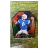1997 Donruss Studio Jim Harbaugh Stainglass stars jumbo numbered /1000