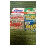 Fleer Update Set Lot of 1986 through 1991 trading cards sets