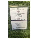 2005 Fleer Joe Mauer Wave of the Future game orange jersey number/610