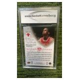 2009–10 Upper Deck, MJ Legacy collection gold Michael Jordan BCCG graded 10