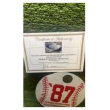 Hubert H Humphrey Metrodome- Piece of original ROOF with authenticity