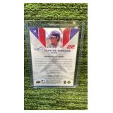 2009 Upper Deck spectrum MLB Clayton Kershaw game use memorabilia numbered /99