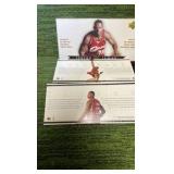2003–04 Upper Deck rookie LeBron James Exclusive set box with two cards, number #1&2