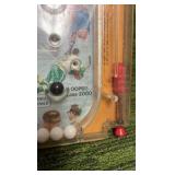 Vintage Antique Table Top Ice Hockey Pin Ball MARX Toy Game Sport Arcade Metal