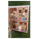 Babe Ruth binder baseball cards set (#1-20)