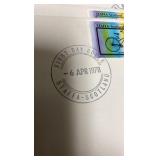 Limited Edition 100th anniversary commemorative first day cover set from Staffa Scotland -Bicycle Stamps Collection