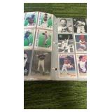 Mixed sport binder lot over 200 cards basketball, football, baseball