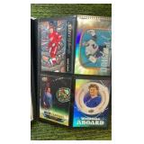 MIX Sports lot in binder 33 pages- 4 cards per page(132 total) with stars, rookies, and  inserts!