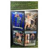 MIX Sports lot in binder 33 pages- 4 cards per page(132 total) with stars, rookies, and  inserts!