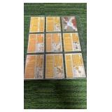 Mixed lot of 1960,62,63 Topps singles in varying conditions. 5 pages, 9 cards per page