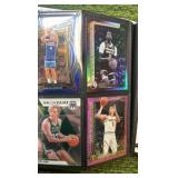 MIX Sports lot in binder 33 pages- 4 cards per page(132 total) with stars, rookies, and  inserts!