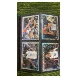 2025–26 Topps Chrome Basketball refractors and inserts stars and rookies 25 pages four cards per page 100 cards total