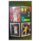 MIX Sports lot in binder 33 pages- 4 cards per page(132 total) with stars, rookies, and  inserts!