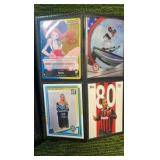 MIX Sports lot in binder 33 pages- 4 cards per page(132 total) with stars, rookies, and  inserts!