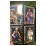 2025–26 Topps Chrome Basketball refractors and inserts stars and rookies 25 pages four cards per page 100 cards total