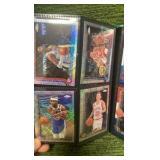 2025–26 Topps Chrome Basketball refractors and inserts stars and rookies 25 pages four cards per page 100 cards total