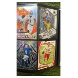 MIX Sports lot in binder 33 pages- 4 cards per page(132 total) with stars, rookies, and  inserts!