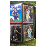 MIX Sports lot in binder 33 pages- 4 cards per page(132 total) with stars, rookies, and  inserts!