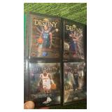 2025–26 Topps Chrome Basketball refractors and inserts stars and rookies 25 pages four cards per page 100 cards total