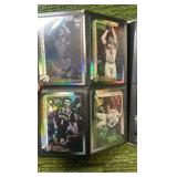 MIX Sports lot in binder 33 pages- 4 cards per page(132 total) with stars, rookies, and  inserts!