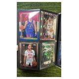 MIX Sports lot in binder 33 pages- 4 cards per page(132 total) with stars, rookies, and  inserts!