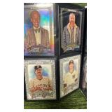 MIX Sports lot in binder 33 pages- 4 cards per page(132 total) with stars, rookies, and  inserts!