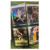 MIX Sports lot in binder 33 pages- 4 cards per page(132 total) with stars, rookies, and  inserts!