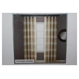 Lush Décor Two Window Panels with Rod Pockets - 40"x95"