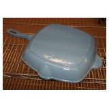 Enameled Cast Iron Square Skillet