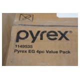 Pyrex 4-Piece XL Glass Baking Dish Set