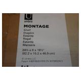 Umbra Montage Shelf  - 24.25"x6"x18.5" White