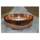 Creative Co-Op Round Hammered Metal Bowl - 14"