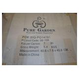 Pure Garden 16" Square Indoor/Outdoor Artificial Wreath