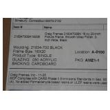 Picture Frame - 16"x20" Black