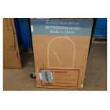 Arched Wall Mirror - 22"x30" Gold