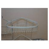 Wire Shelving and Waste Basket