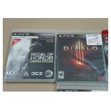 *6* PlayStation 3 Games - Metal of Honor, Diablo, Ninja Gaiden