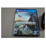 PlayStation 4 Controller and Ghost Recon Game