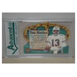 1995 Crown Royale Dan Marino Die Cut Football Card - AGS 9