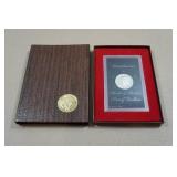 1972 Eisenhower Proof Silver Dollar Coin - 40% Silver