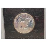 1972 Eisenhower Proof Silver Dollar Coin - 40% Silver