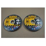 *2* 5-Packs of DeWalt 4.5" Grinder Wheels