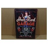 Novelty Metal Sign - Hot Rod Garage